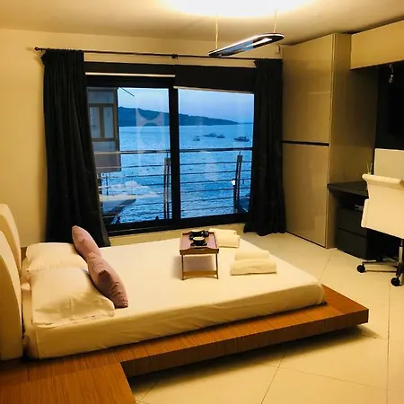 Apartment Window On The Sea